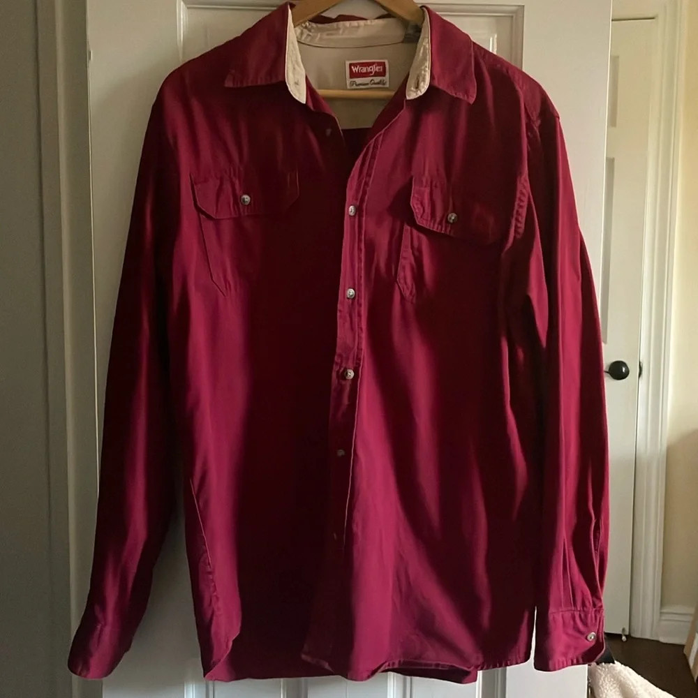 WRANGLER Vintage Shirt Button Down - Picture 1 of 4